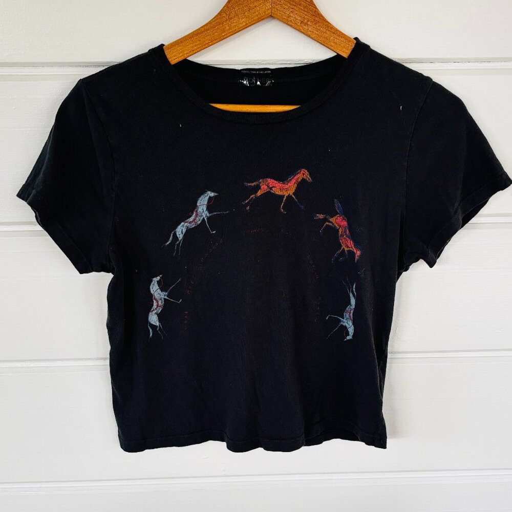 MOTHER | The Cropped Itty Bitty Goodie Tee | Small